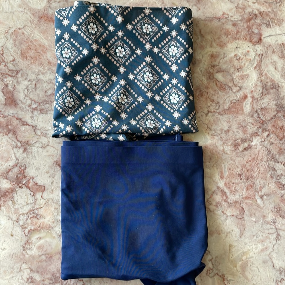 NWOT Set Of 5 Woman’s Medium Lucky Brand Hipsters Floral/Blue/Black/Print Fabric - Picture 2 of 15